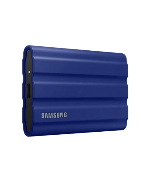 Внешний SSD Samsung T7 Shield, 2TB, USB 3.2 Gen 2 Type-C, R/W 1050/1000, синий