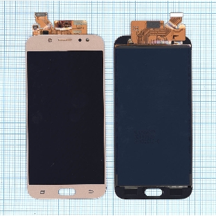 Дисплей для Samsung Galaxy J7 (2017) SM-J730FM в сборе с тачскрином (TFT) золотистый