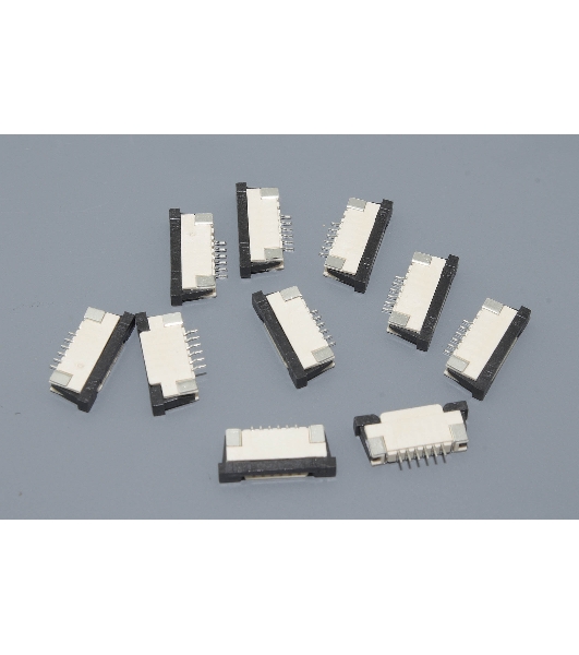 Разъем FPC Flip-Lock 1010-4RLGF 4 pin высота 1мм шаг 1мм 10 шт