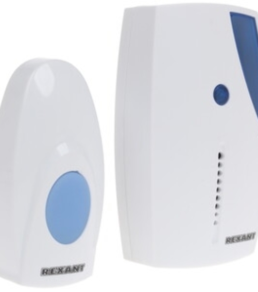 Звонок дверной беспроводной Rexant кнопка IP 44 RX-3