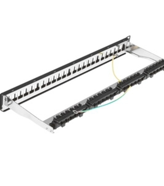 Патч-панель наборная Lanmaster LAN-PPN24OK-STP 19' 1U 24x FTP