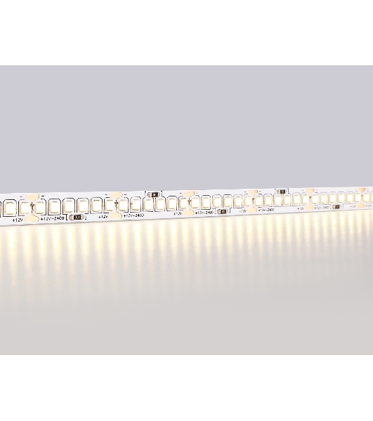 Светодиодная лента Ambrella light GS1401 2835 240Led/ 17W m/ 12V IP20 3000K/ 5000*10*1.2mm (2 конт.)