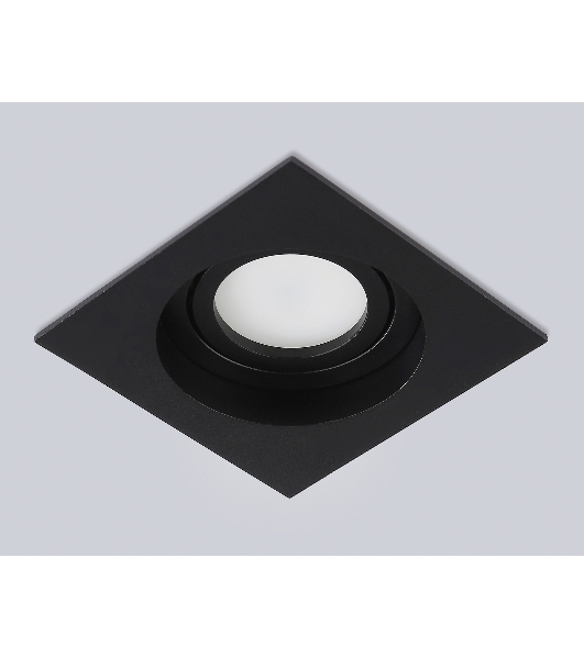 Встраиваемый поворотный точечный светильник Ambrella light TN102758 BK черный IP20 GU5.3 100*100*32