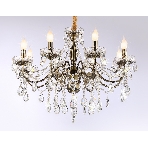 Светильник Ambrella light TR4950/8 SB/CL бронза/прозрачный E14/8 max 40W D620*585, фото4
