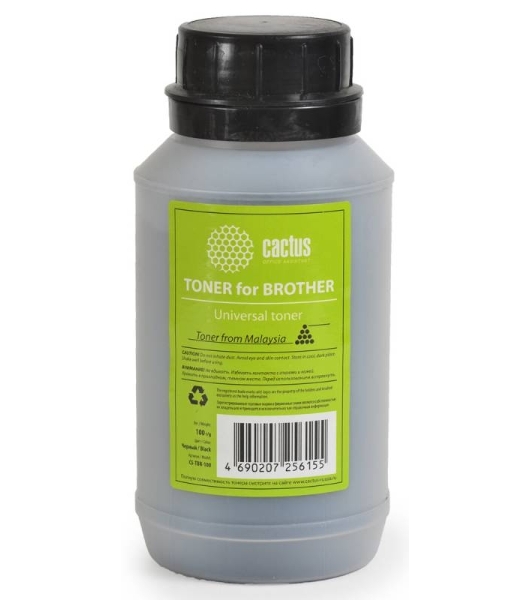 Тонер Cactus CS-TbR-100 черный (флакон 100гр) Universal toner для Brother
