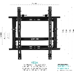 Настенное крепление ONKRON PRO7G для видеостен 50”-70', черный, фото9