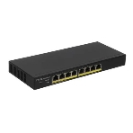 Коммутатор Smart L2 PoE+ Zyxel GS1900-8HP, 8xGE PoE+, настольный, бесшумный, бюджет PoE 70 Вт, фото 1