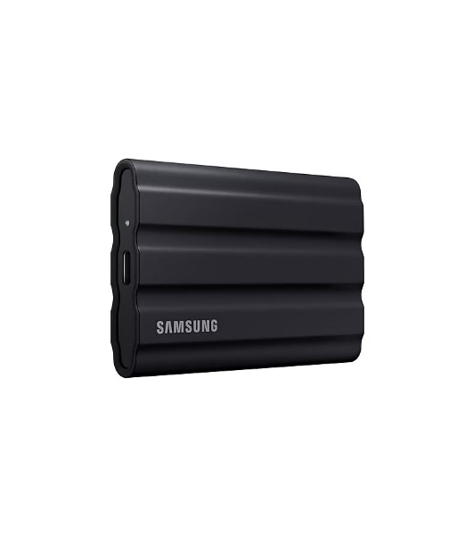 Внешний SSD Samsung T7 Shield, 2TB, USB 3.2 Gen 2 Type-C, R/W 1050/1000, черный