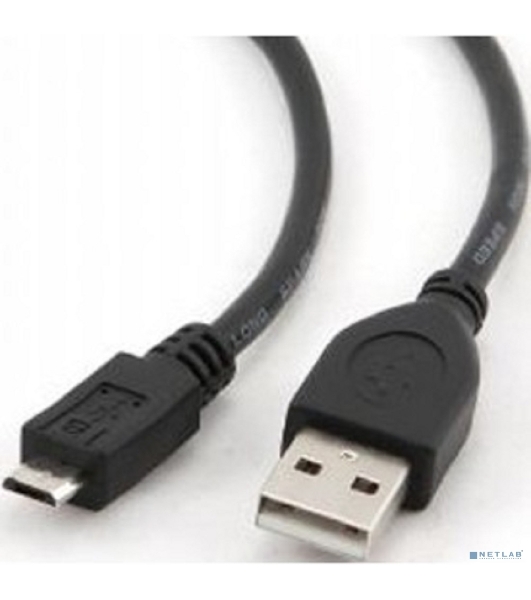 Кабель USB2.0 Pro Cablexpert CCP-mUSB2-AMBM-10, AM/microBM 5P, 3м, экран, черный, пакет
