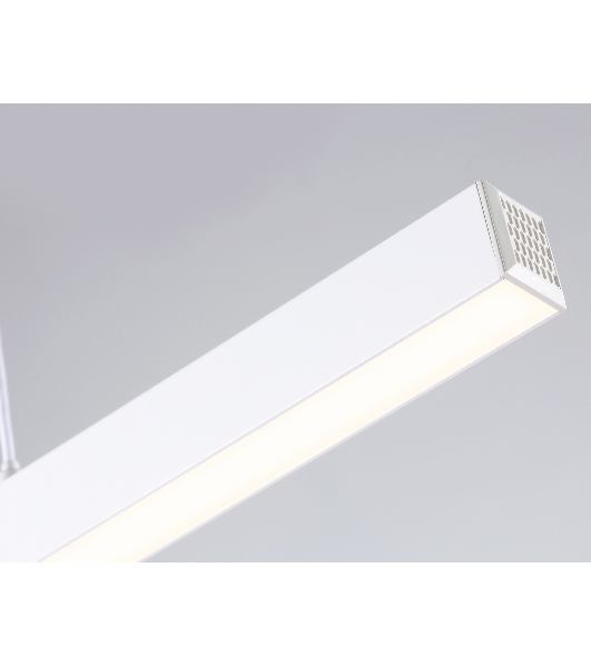Трековый однофазный подвесной светодиодный светильник Ambrella light GL6782 WH белый LED 24W 3000K 600*22*1025