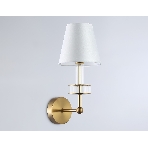 Настенный светильник Ambrella light LH71025 BS/WH латунь/белый E14 max 40W 210*150*355, фото6