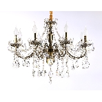 Светильник Ambrella light TR4950/8 SB/CL бронза/прозрачный E14/8 max 40W D620*585, фото3