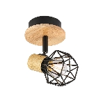 Светильник Ambrella light TR8751 BK/WD черный/дерево IP20 E27 D115*175, фото9