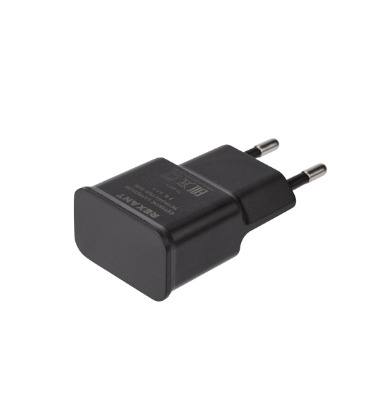 Сетевое зарядное устройство Rexant USB, 5V, 2.1 A, черный