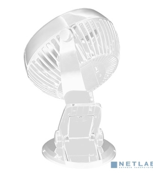 Вентилятор Scarlett SC-DF111S98 белый, настольный, 3.2 Вт, 1 скорость, 10 см