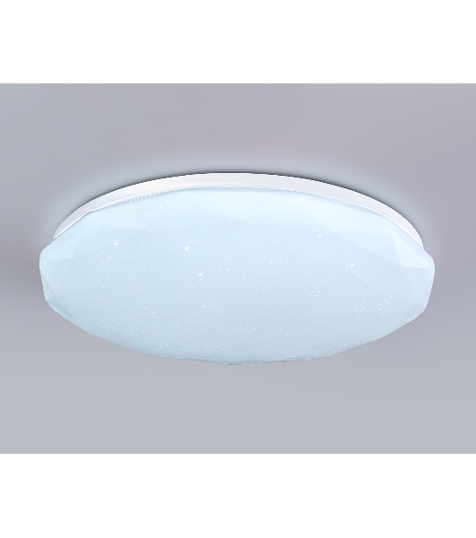 Светодиодный светильник RGB Ambrella light FZ418 WH белый IP20 66W 3000K-6500K+RGB D480*65 (ПДУ ИК)