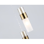 Подвесной светильник LH55112/3 BS/FR/TI латунь/белый матовый/янтарь E14*3 max 40W D220*1200, фото4