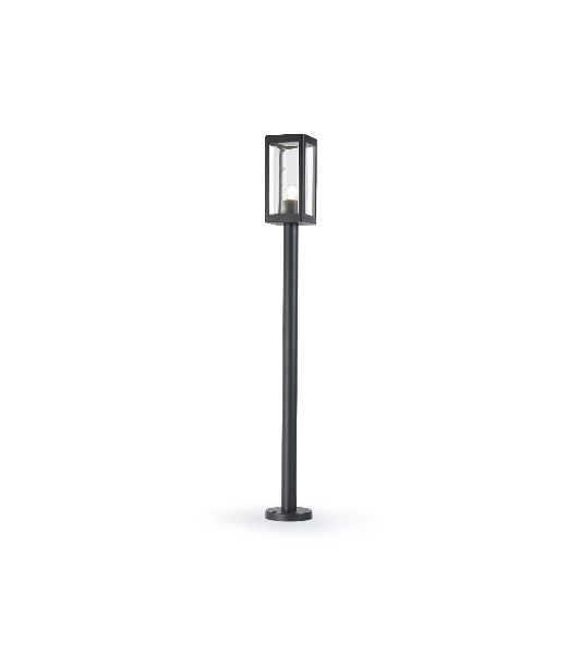 Светильник Ambrella light ST2422 GR/CL серый/прозрачный IP54 E27 max 40W 110*110*1000