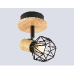 Светильник Ambrella light TR8751 BK/WD черный/дерево IP20 E27 D115*175, фото8
