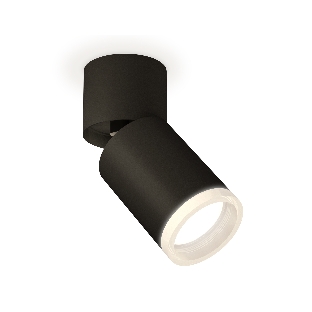 Светильник Ambrella Light XM6313081 SBK/BK/FR черный песок/черный/белый матовый MR16 GU5.3 (A2221, C6313, N6245)