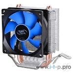 Кулер для процессора DEEPCOOL ICE EDGE MINI FS V2.0 синий, 80 мм, алюминий/медь, 2200 об/мин, 24.7 дБ, 3 pin, 100 Вт, 112 мм, фото3