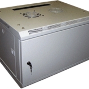 Шкаф настенный серии Pro, 3-секционный, 12U 600x600, стеклянная дверь