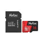 Флеш карта NeTac MicroSD card P500 Extreme Pro 16Gb, retail version w/SD adapter, фото2