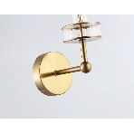 Настенный светильник Ambrella light LH71025 BS/WH латунь/белый E14 max 40W 210*150*355, фото4