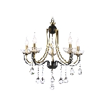 Светильник Ambrella light TR4952/5 BK/GD/CL черный/золото/прозрачный E14*5 max 40W D620*670, фото8