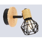 Светильник Ambrella light TR8751 BK/WD черный/дерево IP20 E27 D115*175, фото7