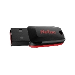 Флешка USB Netac U197 (NT03U197N-064G-20BK), 64Gb, USB 2.0, R/W 25/10, черный/красный, фото3