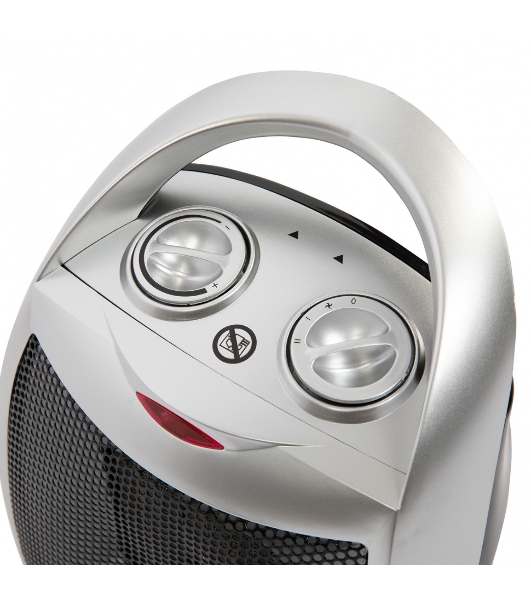 Тепловентилятор MTX FHC-1500, серый, 750/1500 Вт, 15 м2, термостат