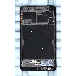Модуль (матрица + тачскрин) для Asus Fonepad 7 FE171/FE171CG черный с серебристой рамкой