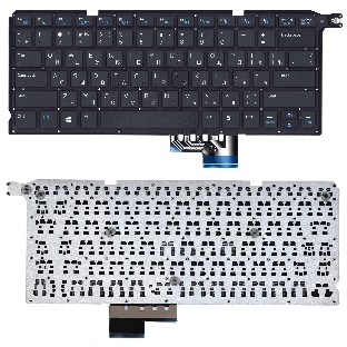 Клавиатура для ноутбука Dell Vosto14 5480R черная без рамки