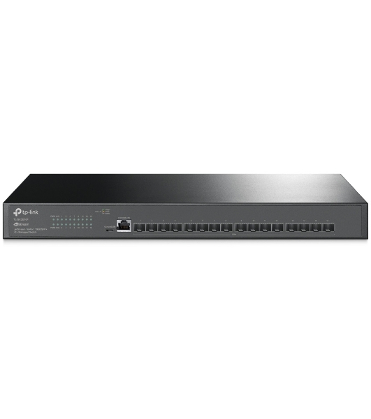 Коммутатор TP-Link JetStream 16-Port 10GE SFP+ L2+ Managed Switch PORT: 16× 10G SFP+ Slots