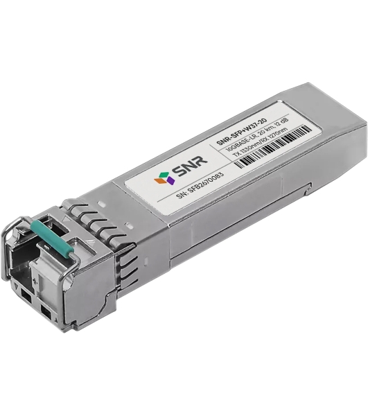 Модуль SNR SFP+ WDM, дальность до 20км (12dB), 1330нм