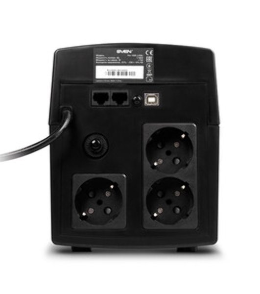 Источник бесперебойного питания SVEN Pro 1000 1000VA/720W USB, RJ-45 (3 EURO) 