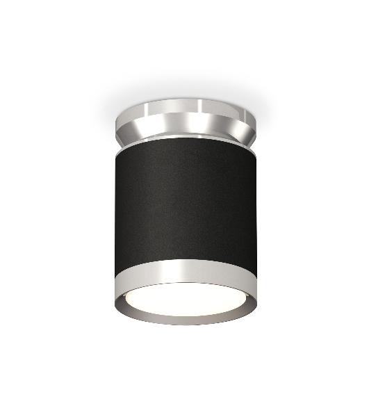 Светильник Ambrella Light XS8142025 SBK/PSL черный песок/серебро полированное GX53 (N8904, C8142, N8118)