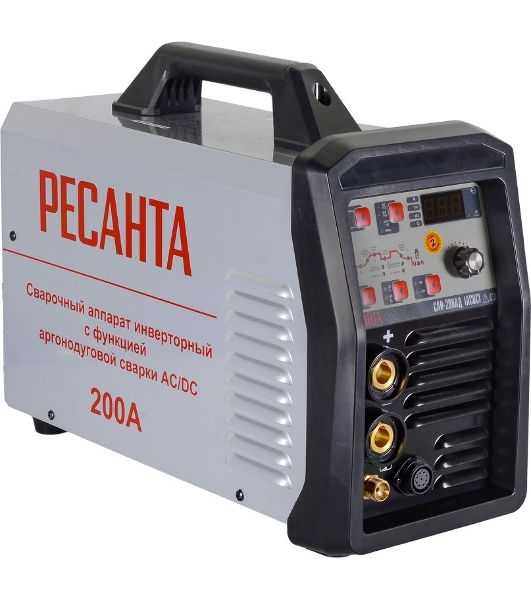 Сварочный аппарат Ресанта САИ-200АД (АС/DC) инвертор ММА DC/TIG