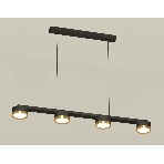 Светильник Ambrella light XB9152152/4 SBK/PYG черный песок/золото желтое полированное GX53 (C9152, N8124), фото4