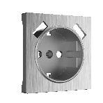 Накладка для розетки USB (cеребряный рифленый), фото 1