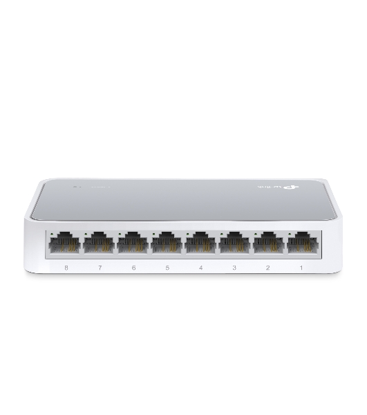 Коммутатор TP-Link SOHO TL-SF1008D Коммутатор 8-port 10/100M mini Desktop Switch, 8 10/100M RJ45 ports, Plastic case