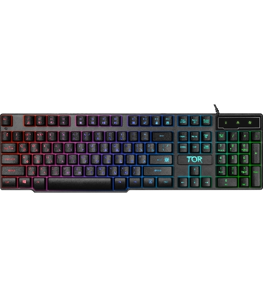 Комплект клавиатура+мышь Defender Tor MHP-127 проводной, USB, 3200 DPI, чёрный