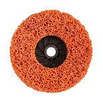 Круг зачистной Kranz коралловый CERAMIC 125xМ14, быстрая установка, адаптер, фото 1