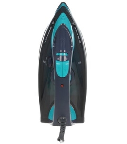 Утюг BRAYER BR4019 голубой/черный, 2400 Вт, 25 г/мин, 140 г/мин, 320 мл
