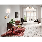 Настенный светильник Ambrella light LH71025 BS/WH латунь/белый E14 max 40W 210*150*355, фото 1