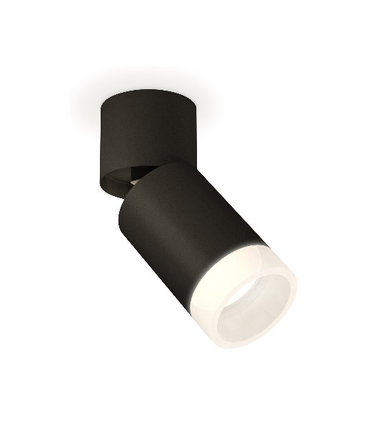 Светильник Ambrella Light XM6313082 SBK/BK/FR черный песок/черный/белый матовый MR16 GU5.3 (A2221, C6313, N6248)