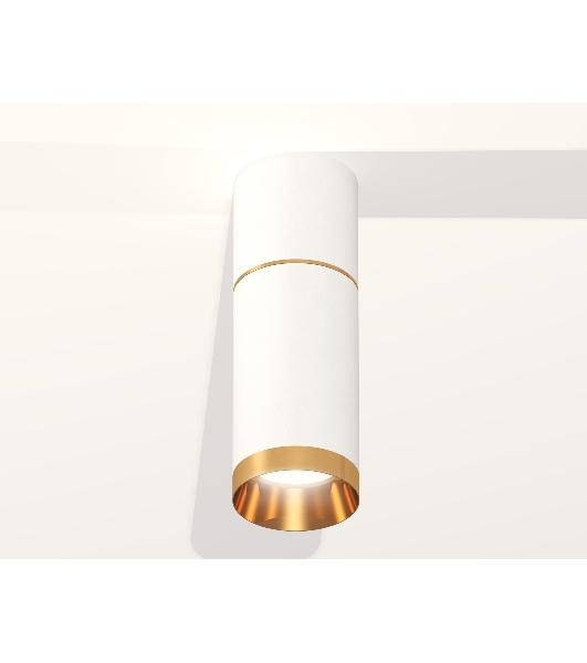 Светильник Ambrella Light XS6322062 SWH/PYG белый песок/золото желтое полированное MR16 GU5.3 (C6301, A2062, C6322, N6134)