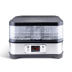 Сушилка для овощей и фруктов BQ FD1001 Black-Steel, фото 1