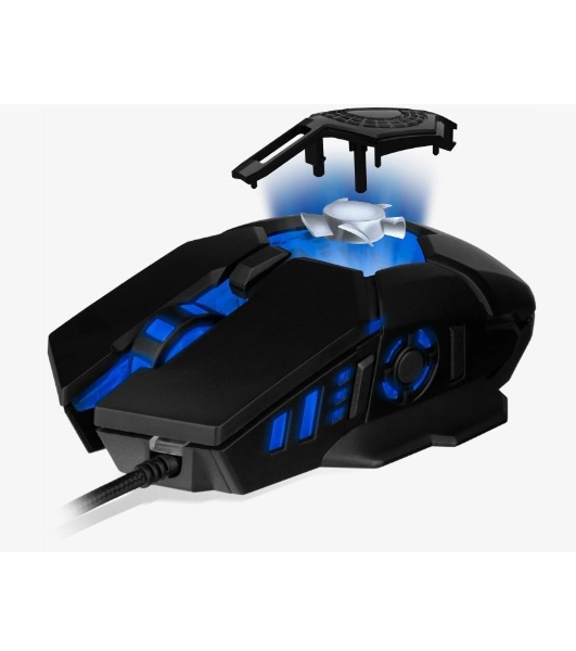 Мышь проводная SVEN RX-G880 черный, 7000 dpi, USB, кнопки - 7